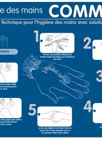 Brochure : "Se laver les mains"