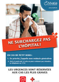 Campagne "Ne surchargez pas l'hôpital"