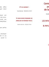 Brochure : "Consentement péridurales infiltrations foraminales"
