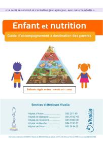 Enfant et nutrition - Guide d'accompagnement à destination des parents