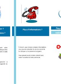 Feuillet d'information, votre sortie de l'hôpital 