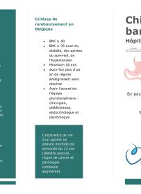 Brochure : By-pass (Chirurgie Libramont)