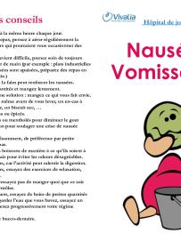 Brochure : "Les nausées et vomissements" 