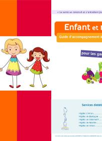 Enfants et nutrition - pour les garçons 