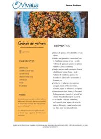 Salade de quinoa