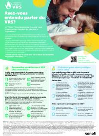 Brochure Sanofi : Avez-vous entendu parler du VRS ?