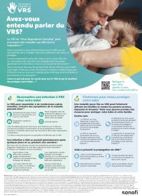Brochure Sanofi : Avez-vous entendu parler du VRS ?