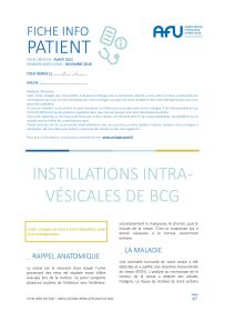 Instillations BCG