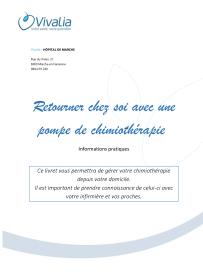 Retourner chez soi avec une pompe de chimiothérapie