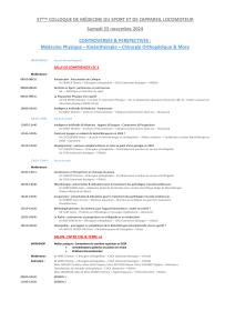 Programme du colloque