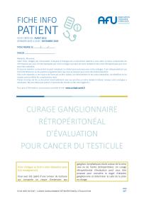 Curage ganglionnaire d’évaluation