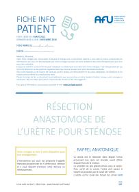 Urétroplastie (résection-anastomose)