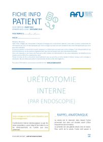 Urétrotomie interne