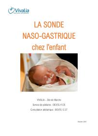 Brochure - Sonde naso-gastrique (Pédiatrie - Marche)