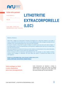 Lithotritie extracorporelle