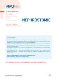 Drain de néphrostomie
