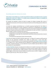 Communiqué de presse : Assemblée générale ordinaire