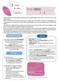 Brochure : prise en charge à la clinique du sein (Arlon)