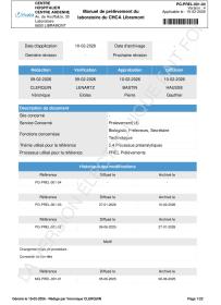 2352_PG-PREL-001-04 Manuel de prélèvement du laboratoire CHCA Lib