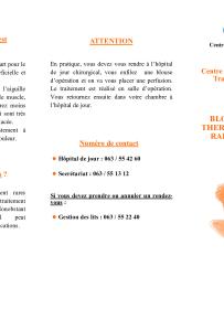 brochure bloc diagnostic radio-frequence