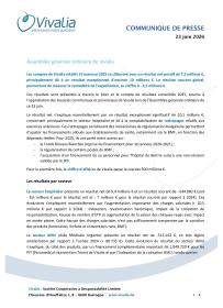 Communiqué de presse : Assemblée générale de Vivalia (20260623)