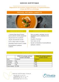 Recette portage potiron/carotte - Fortimel 