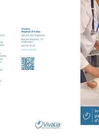 Brochure :  Informations aux patients porteurs d'une attelle plâtrée (Arlon)