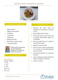 Recette du mois - Juillet 2026
