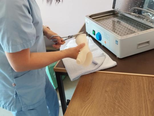 ergo - orthèses sur mesure à l'hôpital Vivalia de Virton
