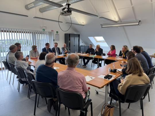 Visite Ministre Coppieters Vivalia Libramont 3